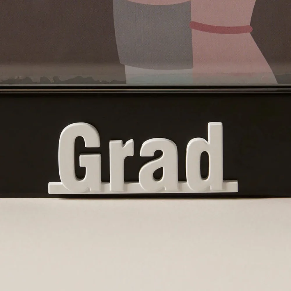 Grad Magnet - White - Picture 2 of 2